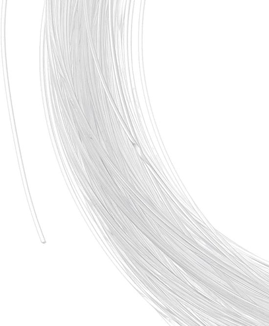 Pijping 1mm - 4 rotoli - 10,94 metri/rotolo - PVC plastica - trasparente - adatto per decorazione di divano/seggiolino/finestra - corda Welt