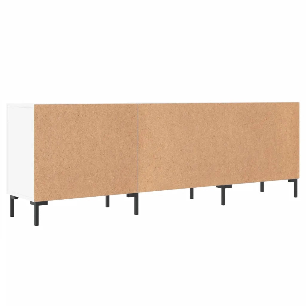 Mobile Porta TV Bianco 150x30x50 cm in Legno Multistrato 829100