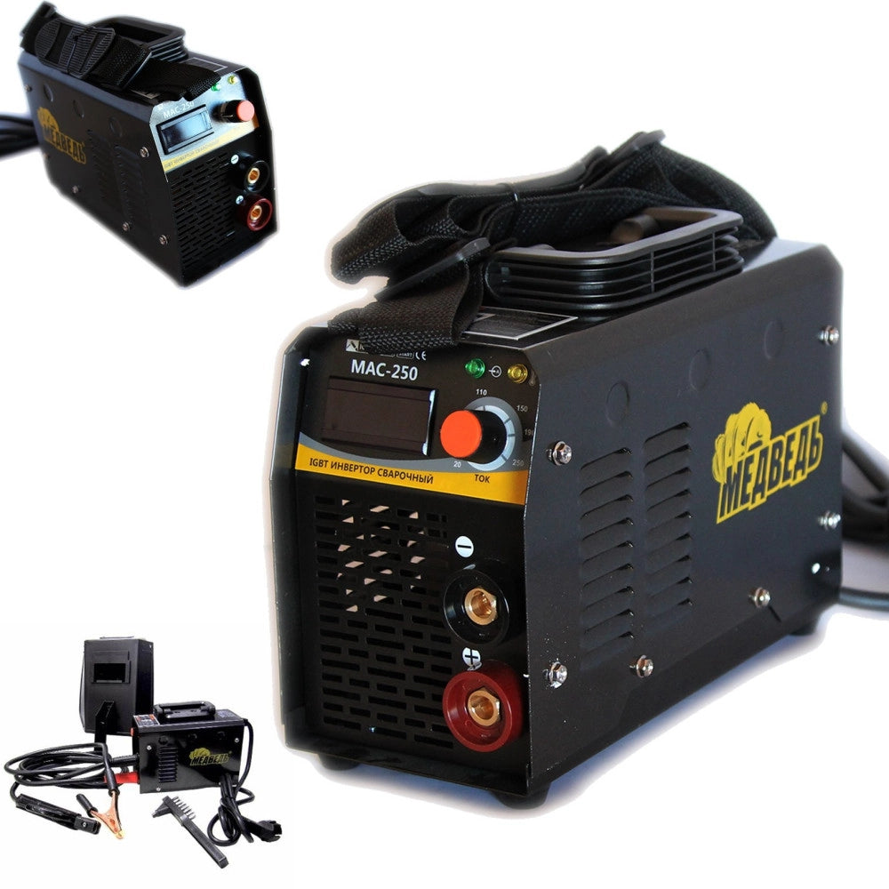 Trade Shop - Saldatrice Elettrica A Elettrodo Inverter Igbt Saldatura 250a Fabbro Mac250 -