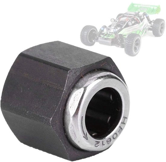 Lager unidirezionale 12 mm - Ricambio per motore RC - Materiale in acciaio resistente - Adatto per angolo VX SH 16 18 21 - Dimensioni precise - Aggiornamento componente di riserva - Lager