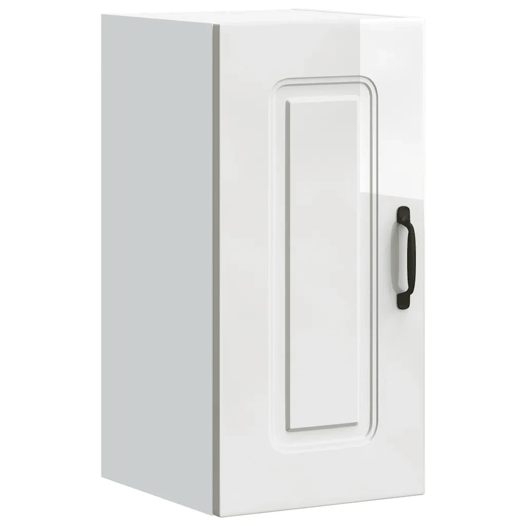 Base da Cucina Kalmar Bianco Lucido in Legno Multistrato 853539