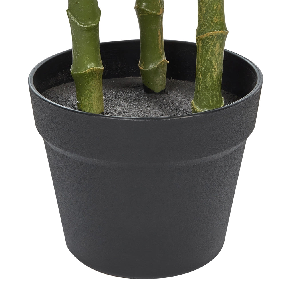 Pianta artificiale Dieffenbachia in vaso Materiale sintetico verde e Nero 110 cm Accessorio decorativo per interni