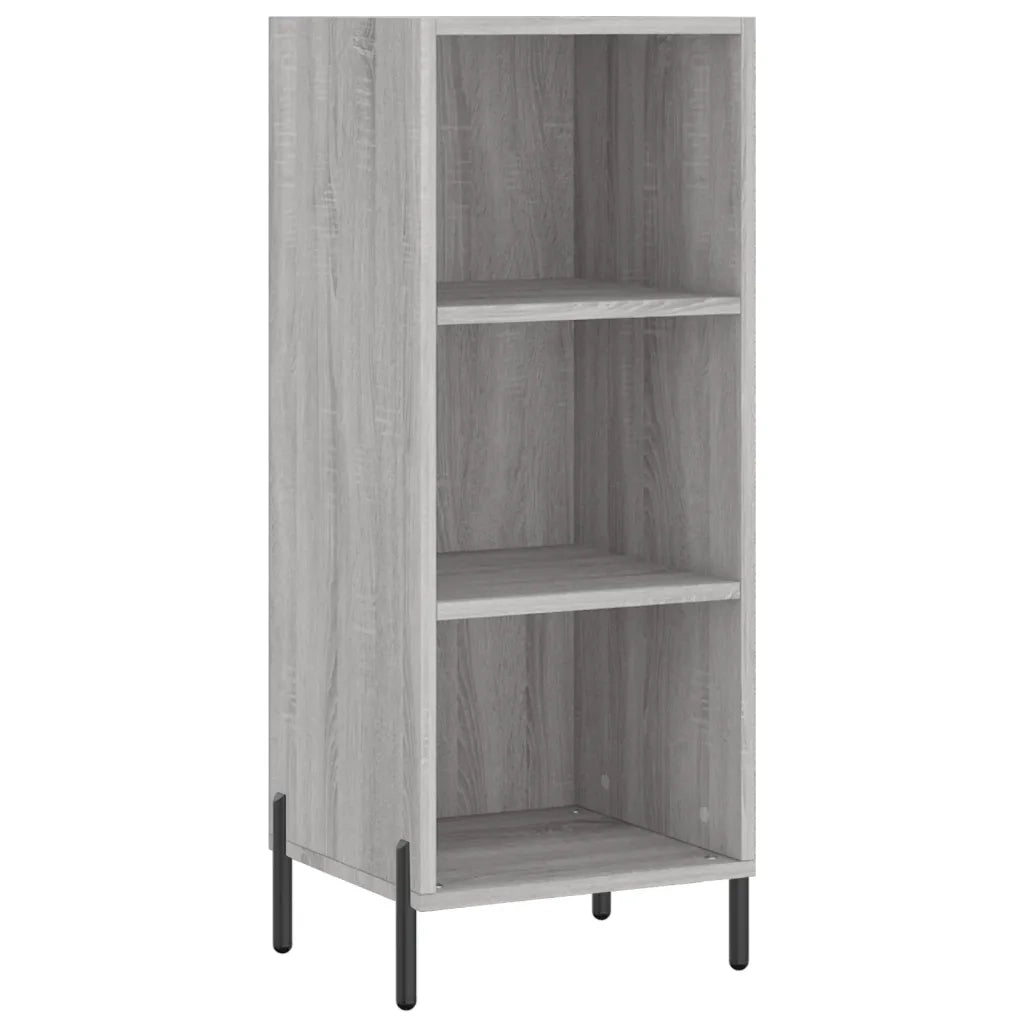 Credenza Grigio Sonoma 34,5x34x180 cm in Legno Multistrato 3198991