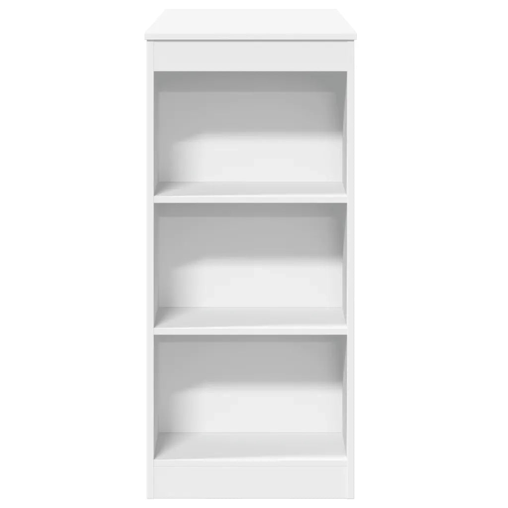 Tavolo Bar con Rastrelliera Bianco 95x47x103,5 cm Multistrato 854382