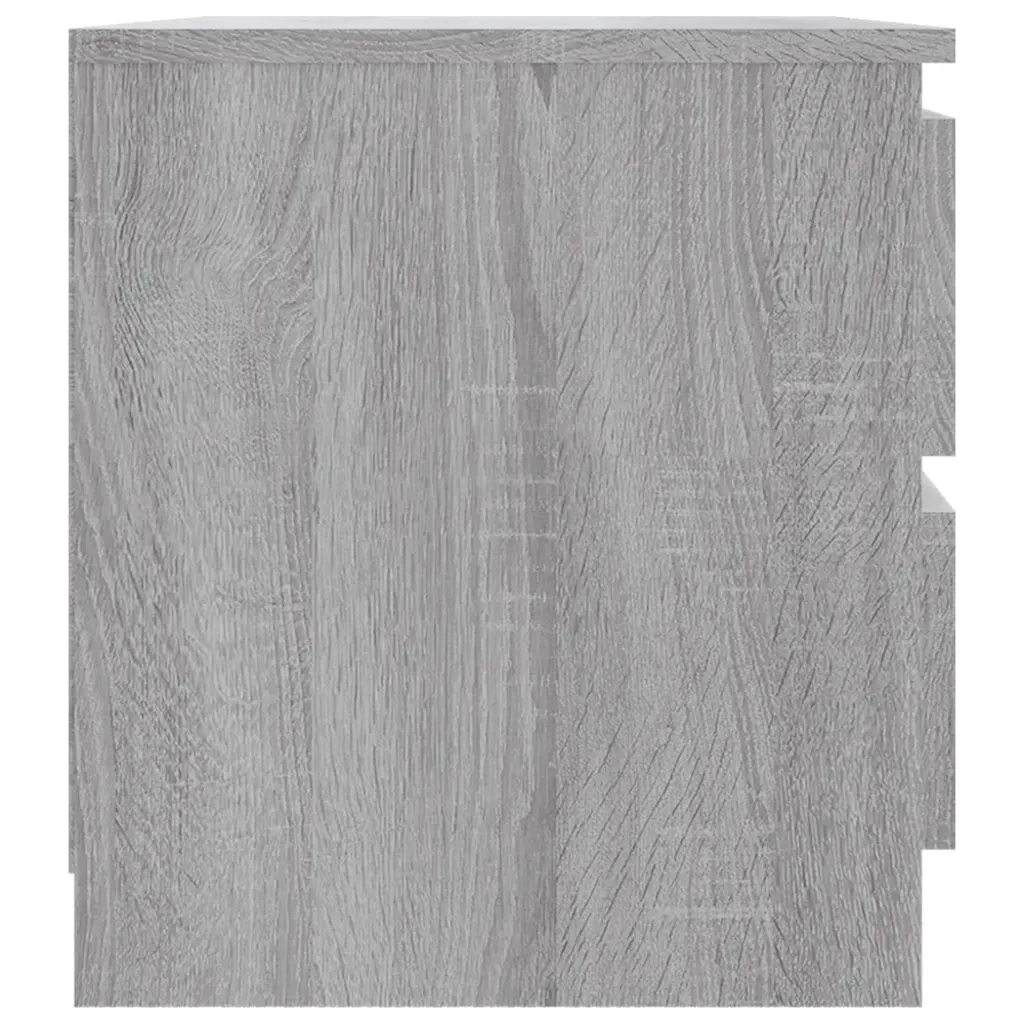 Comodino Grigio Sonoma 50x39x43,5 cm in Legno Multistrato 815824
