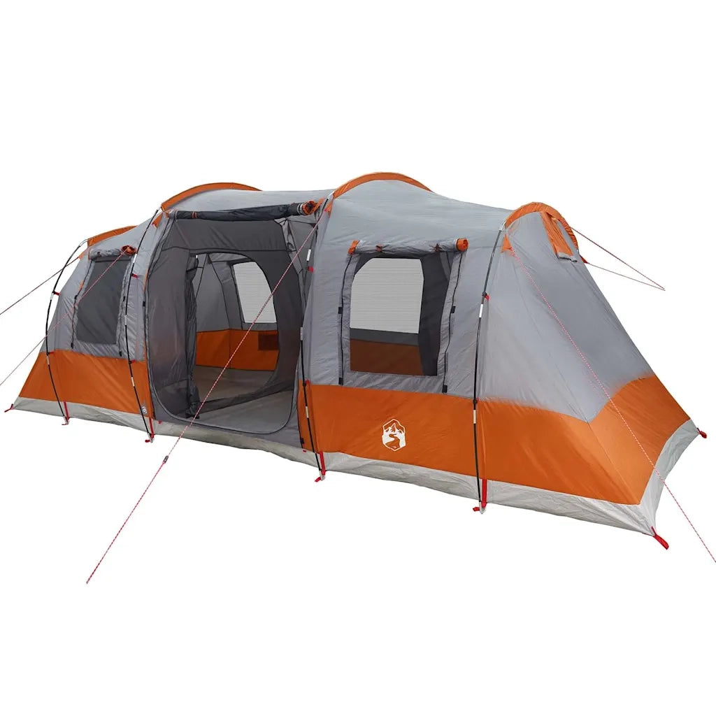 Tenda Familiare a Tunnel per 6 Persone Grigia Impermeabile 4009418