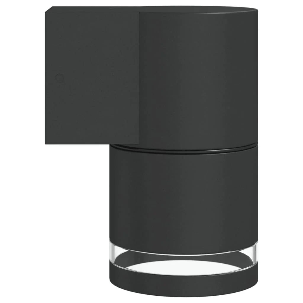 Applique da esterno dal design robusto per giardino 7,5 x 10,5 x 13,5 cm alluminio nero 02_0056624