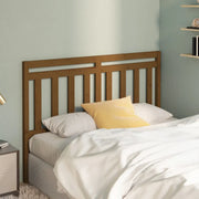 Testiera per Letto ambra 126x4x100 cm in Legno Massello di Pino 814087