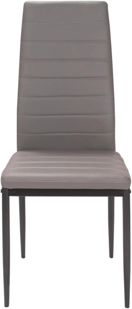 Set di 6 sedie da pranzo ROMANE grigie