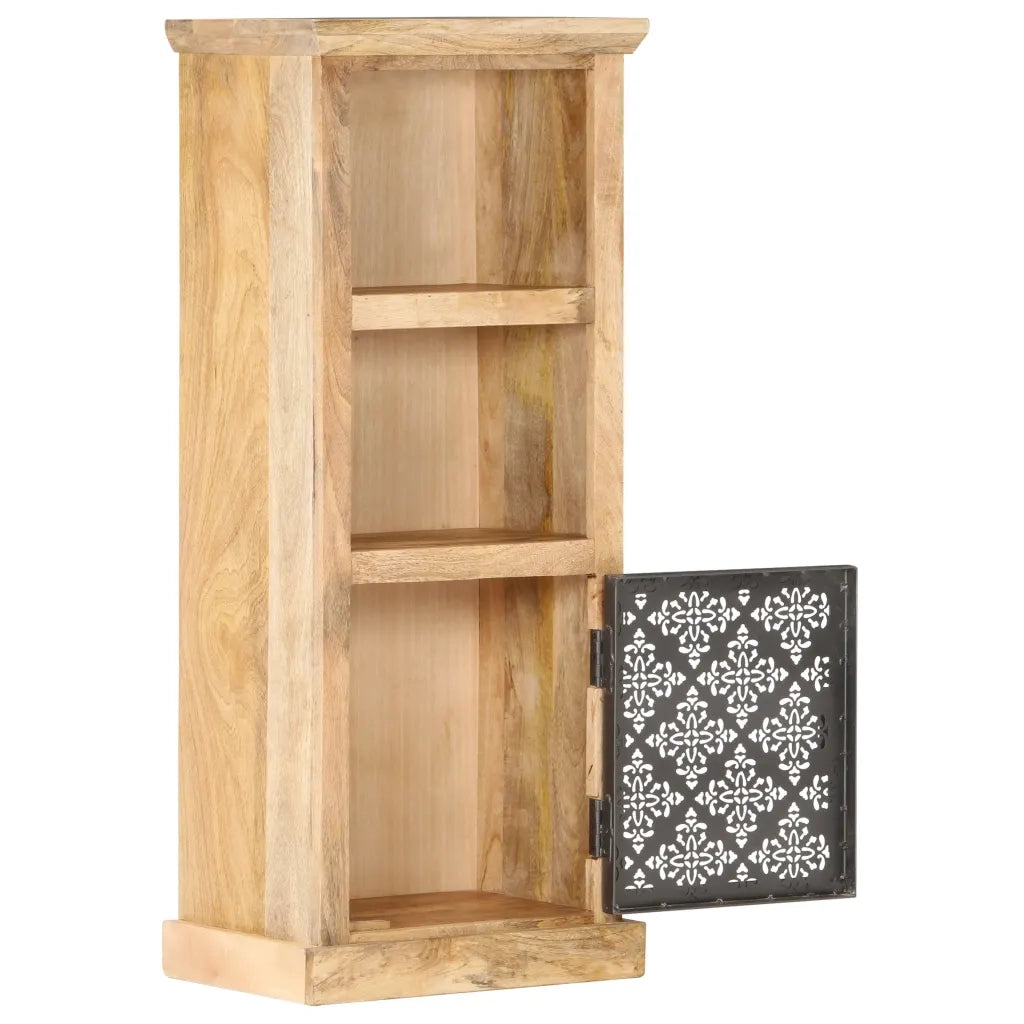 Credenza con Anta-Buffet-Armadio da cucina 45x32x110 cm Mango Massello