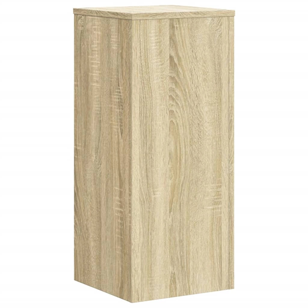 Portavasi mobili per fiori set da 2 legno ingegnerizzato Sonoma marrone 02_0045350