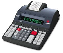 Olivetti logos 914t calcolatrice scrivania calcolatrice con stampa nero - B5898-000