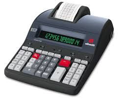 Olivetti logos 914t calcolatrice scrivania calcolatrice con stampa nero - B5898-000