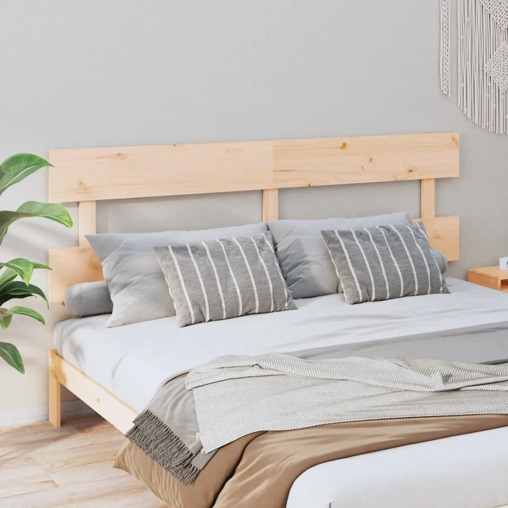 Testiera | Testata per Letto 204x3x81 cm in Legno Massello di Pino