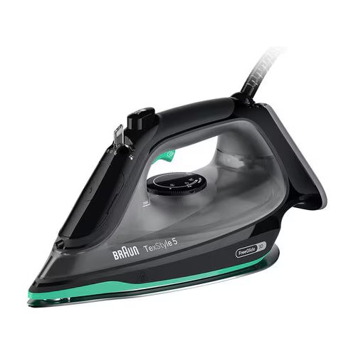 Braun texstyle 5 si 5277 gr ferro da stiro ferro da stiro a secco e a vapore piastra in ceramica 2700 w verde - 0127410002