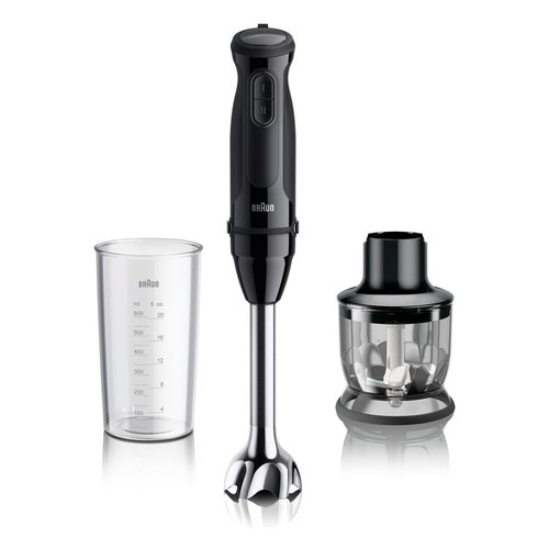 Frullatore immersione braun 0x22111537 multiquick 3 mq 30201 m black