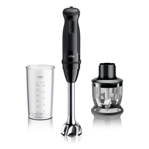 Frullatore immersione braun 0x22111537 multiquick 3 mq 30201 m black