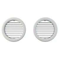 Griglia ventilazione 2 pz pieghevole condizionatore unico viti d. 16cm b0564