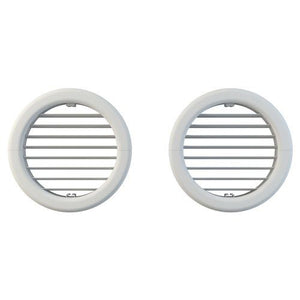 Griglia ventilazione 2 pz pieghevole condizionatore unico viti d. 16cm b0564