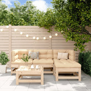 Set Salotto da Giardino 5 pz in Legno Massello di Pino 3186172