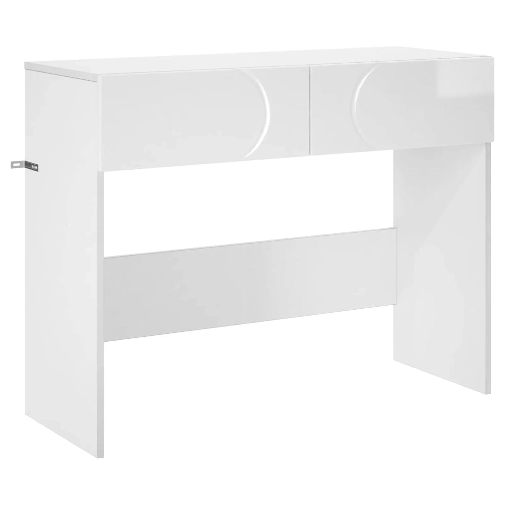 Tavolo consolle Bianco Lucido 96,5 x 38 x 75 cm 8011643