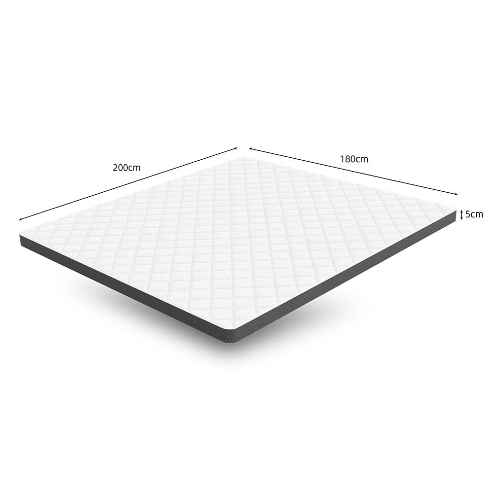 Coprimaterasso Basics 180x200cm 7cm - Xylo - Schiuma Gel, Colore Bianco