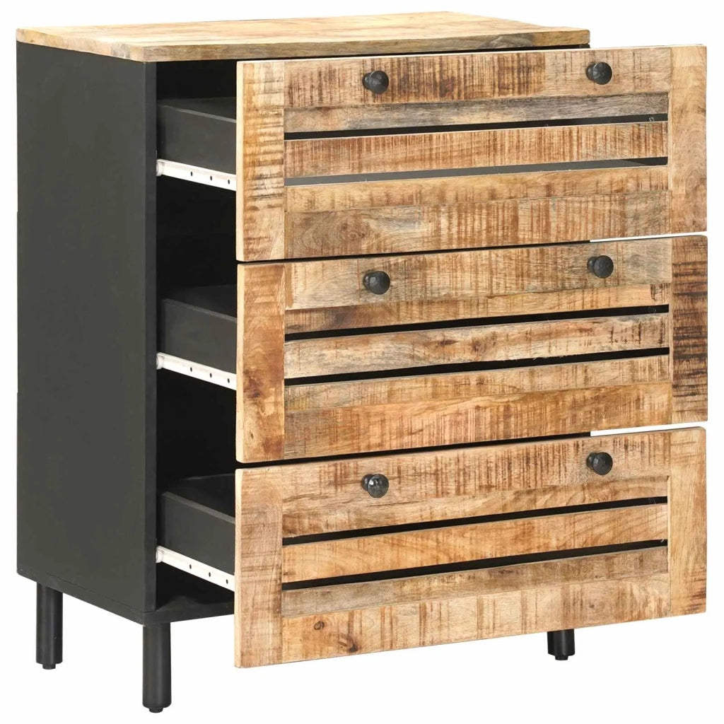 Armadi di Stoccaggio 60 x 33 x 75 cm Legno di mango massello 4018847