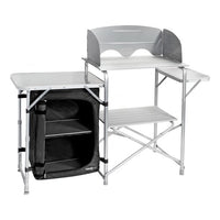 Mobile campeggio brunner 0426034n.c03 snack easy silver e black silver