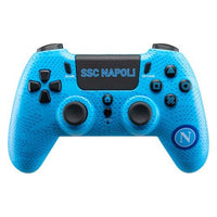 Gamepad qubick acp40159 playstation 4 ssc napoli wireless azzurro e bi