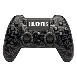 Gamepad qubick cop40004 playstation 4 juventus pattern black e white