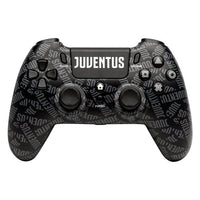 Gamepad qubick cop40004 playstation 4 juventus pattern black e white