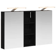 Set di Armadi da Bagno | Armadio da bagno con lo scaffale 3 pz 80 x 10,5 x 50 cm