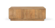 Tavolino realizzato in legno di mango con angoli arrotondati