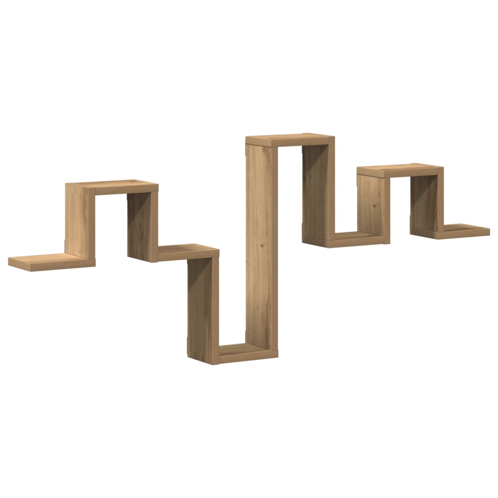 Mensola in rovere artigianale 104,5x10x43 cm in legno ingegnerizzato