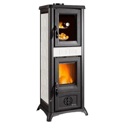 Stufa legna nordica 3009301 gemma forno .16 ceramica white