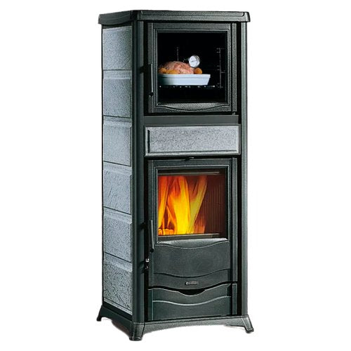 Stufa legna nordica 3009910 rossella plus forno .165 petra
