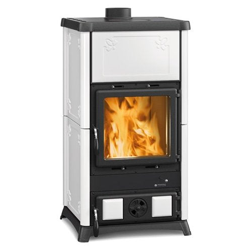 Stufa legna nordica 7112703 fedora bianco