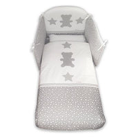 Piumone lettino italbaby 120 95 06 stelline set 4 pz rosa