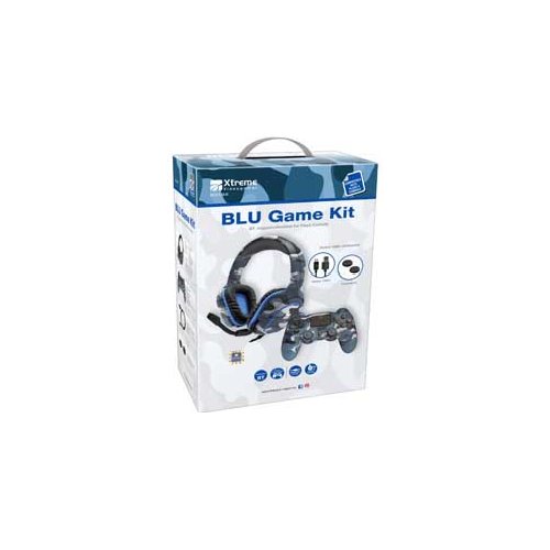 Gamepad xtreme videogames 90432 ps4 set accessori ice camo blue