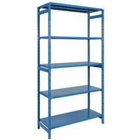 Scaffale in kit bizzotto scaffalature lb1-100a arredokit azzurro ral 5 - LB1 100A