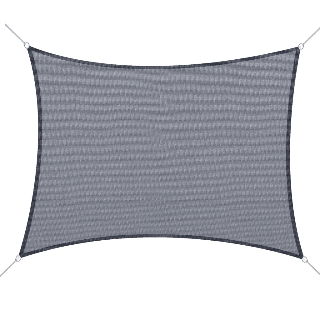 Toldo da giardino ¨C zephmum ¨C grigio 4x6 m HDPE