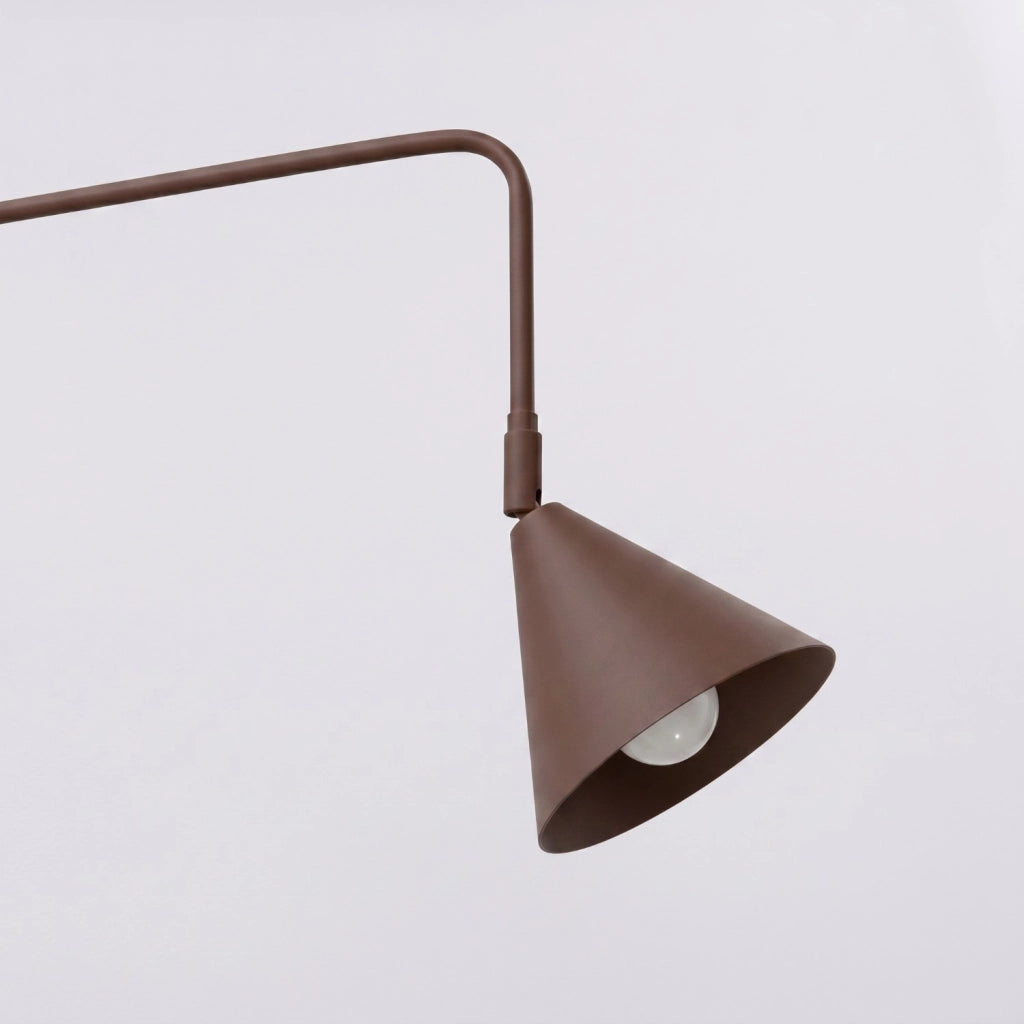 Applique NOX 1 marrone con interruttore