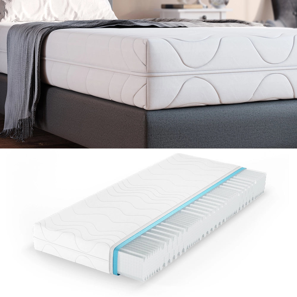 Vitalispa Materasso in schiuma fredda Bianco 90 x 200 cm 20 cm di altezza