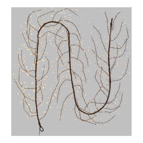 Ramo luminoso lotti 75399 climber tiglio micro led flash marrone