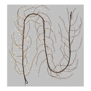 Ramo luminoso lotti 75399 climber tiglio micro led flash marrone