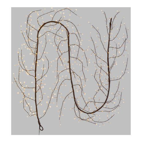 Ramo luminoso lotti 75399 climber tiglio micro led flash marrone