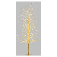 Albero natale lotti 77829 tiglio con 330 microled champagne