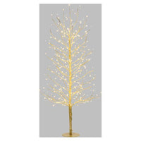 Albero natale lotti 77829 tiglio con 330 microled champagne