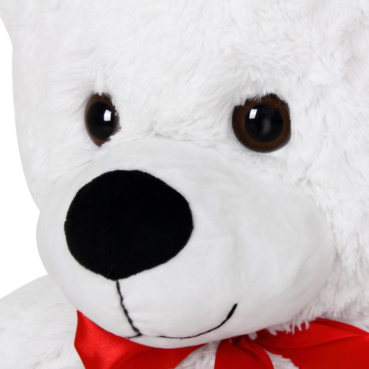 Le Stelle Orsacchiotto di Peluche Extra Morbido 140cm Colore Bianco