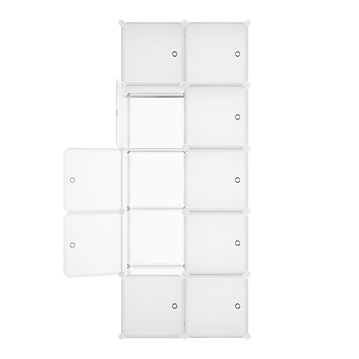 Armadio 10 Moduli in Plastica Colore Bianco EAN 8024299800761
